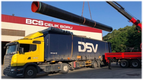 BCS Spiral Welded Pipe Shipment